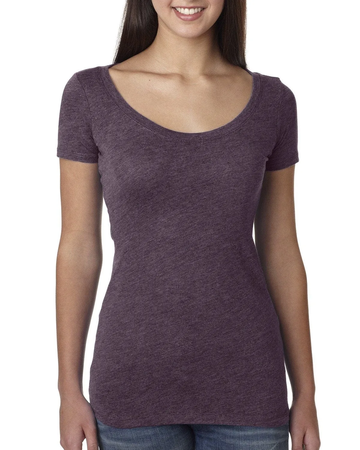 Next Level Ladies Triblend Scoop Neck Tee
