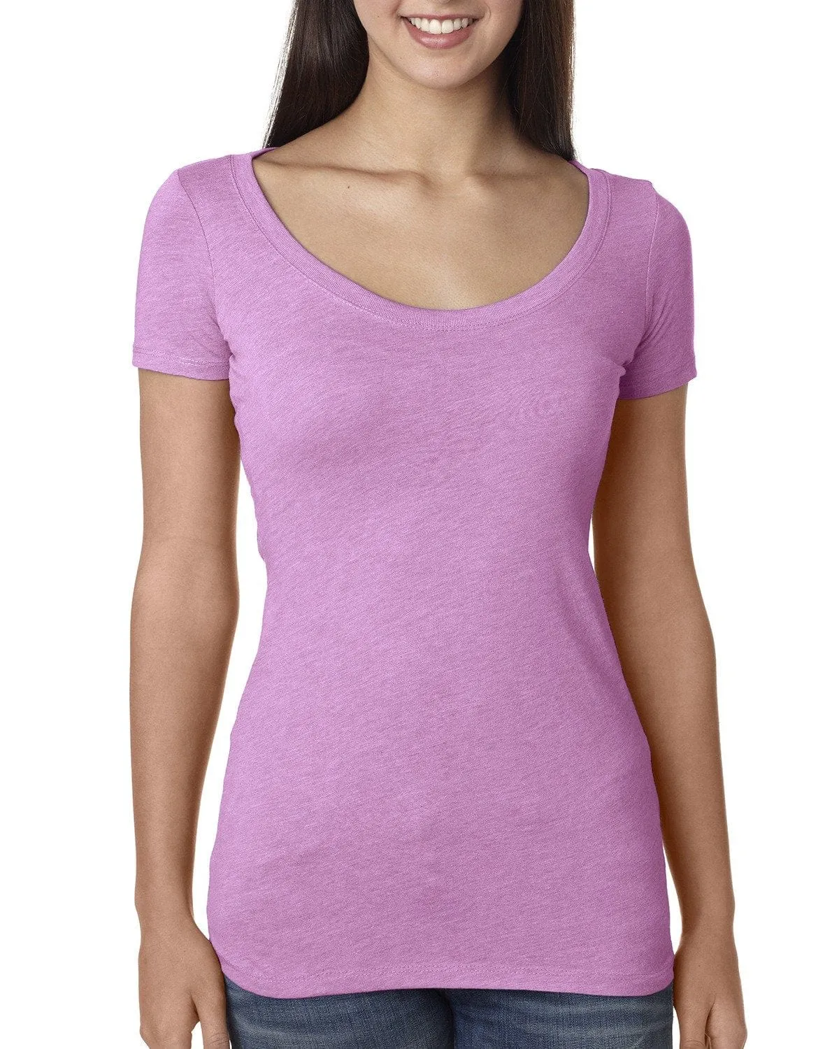 Next Level Ladies Triblend Scoop Neck Tee