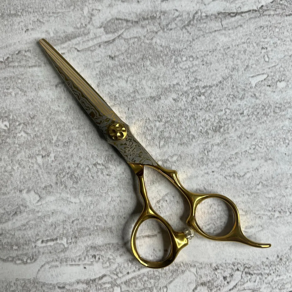 Nova Gold LAVA Japanese  6 Inch Styling Shear Set (M-LINE)
