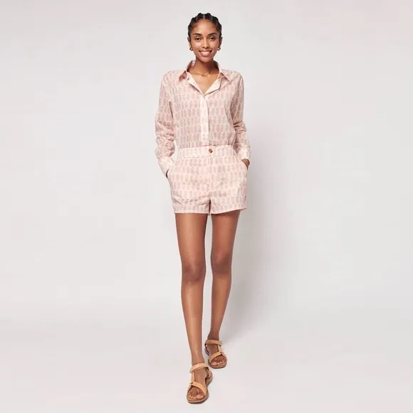 NWT - Faherty - Malibu Short in Pink Taj Floral