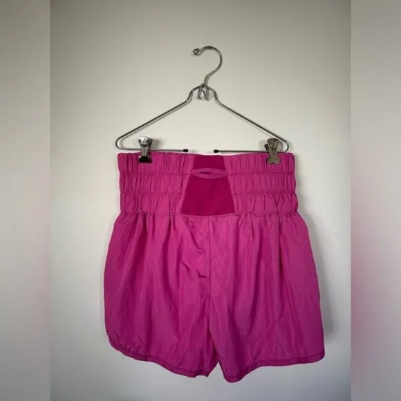 NWT FP Movement by Free People Women's The Way Home Shorts, Dark Pink Medium