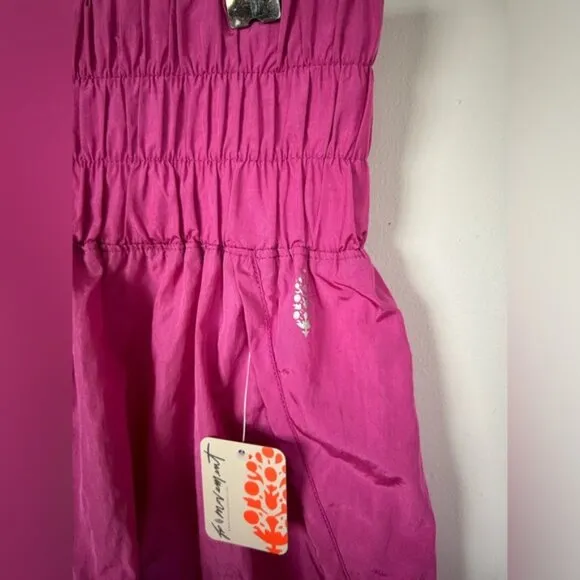 NWT FP Movement by Free People Women's The Way Home Shorts, Dark Pink Medium