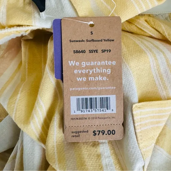 NWT Patagonia Lightweight Striped A/C Midi Skirt