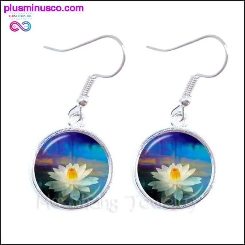 Om Ohm Aum Namaste Yoga Symbol Earrings Charming Bright