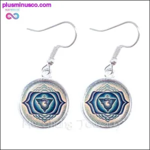 Om Ohm Aum Namaste Yoga Symbol Earrings Charming Bright