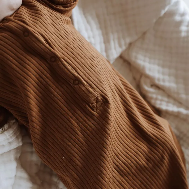 Organic Essentials Baby Gown - Cinnamon