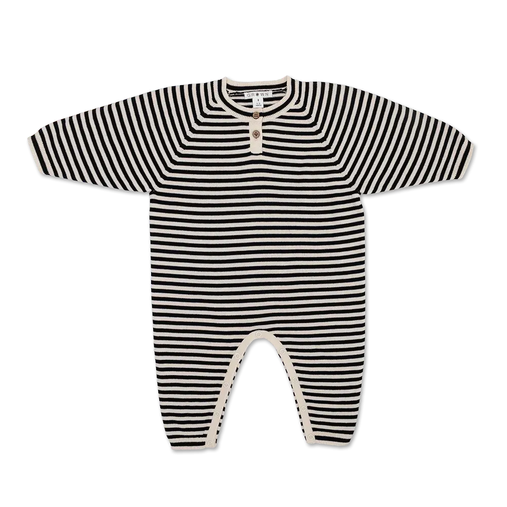 Organic Star Suit - Stripe