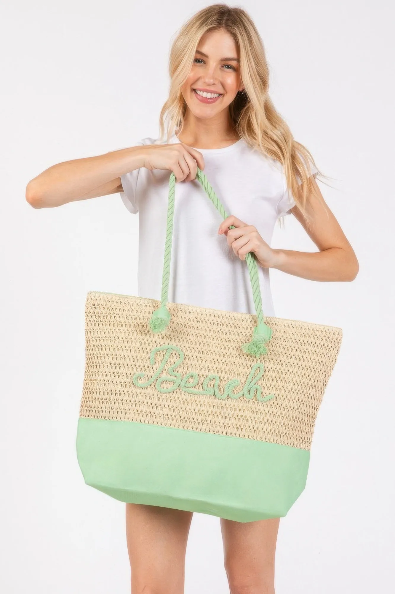 Oversized Beach Crochet Tote Bag