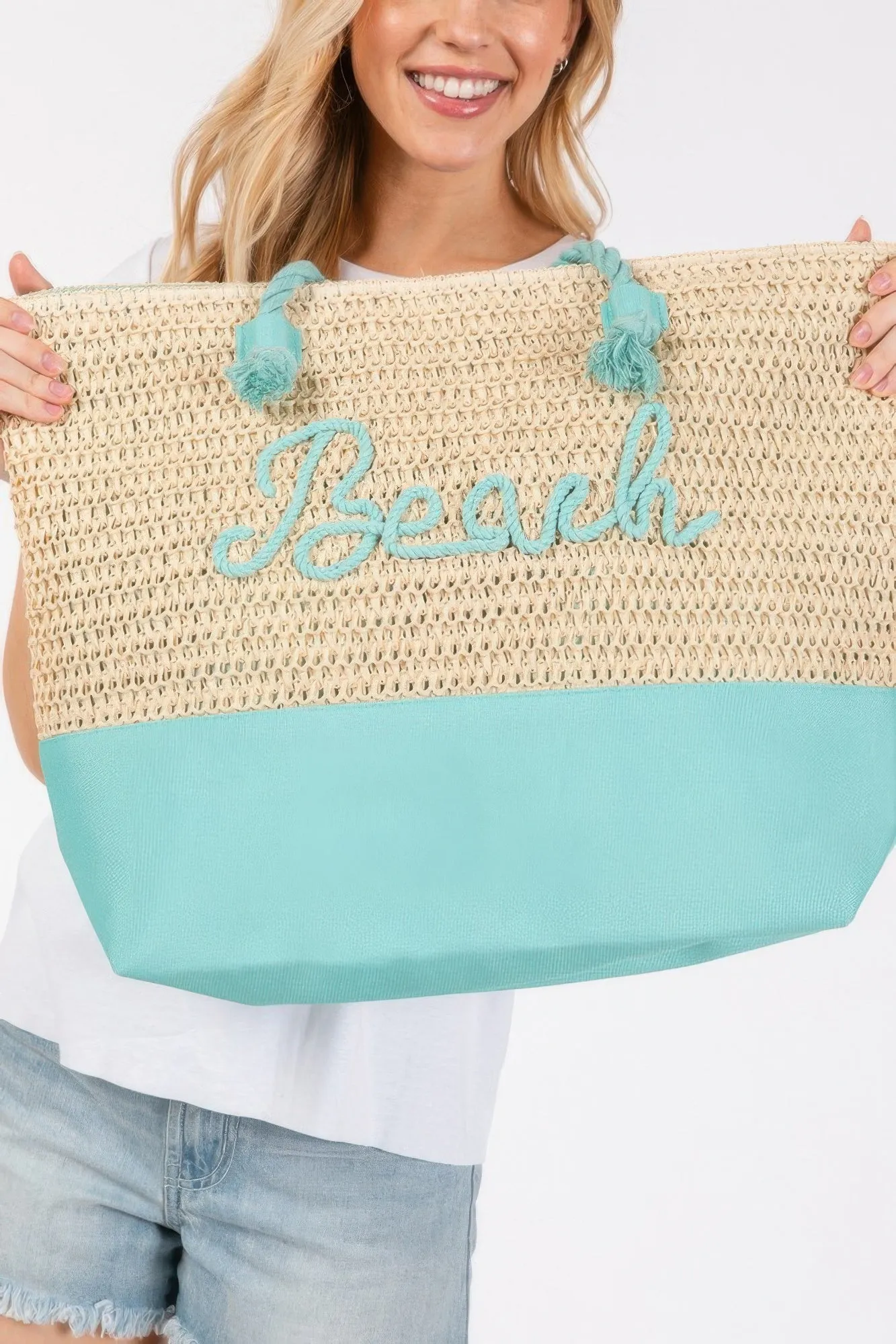 Oversized Beach Crochet Tote Bag