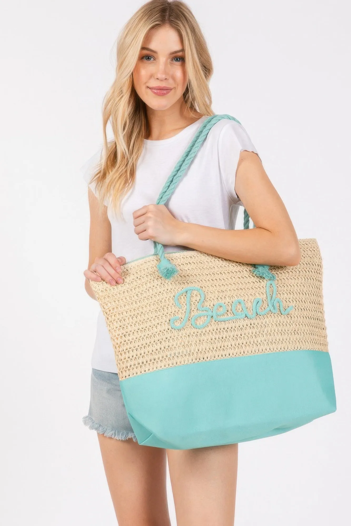 Oversized Beach Crochet Tote Bag