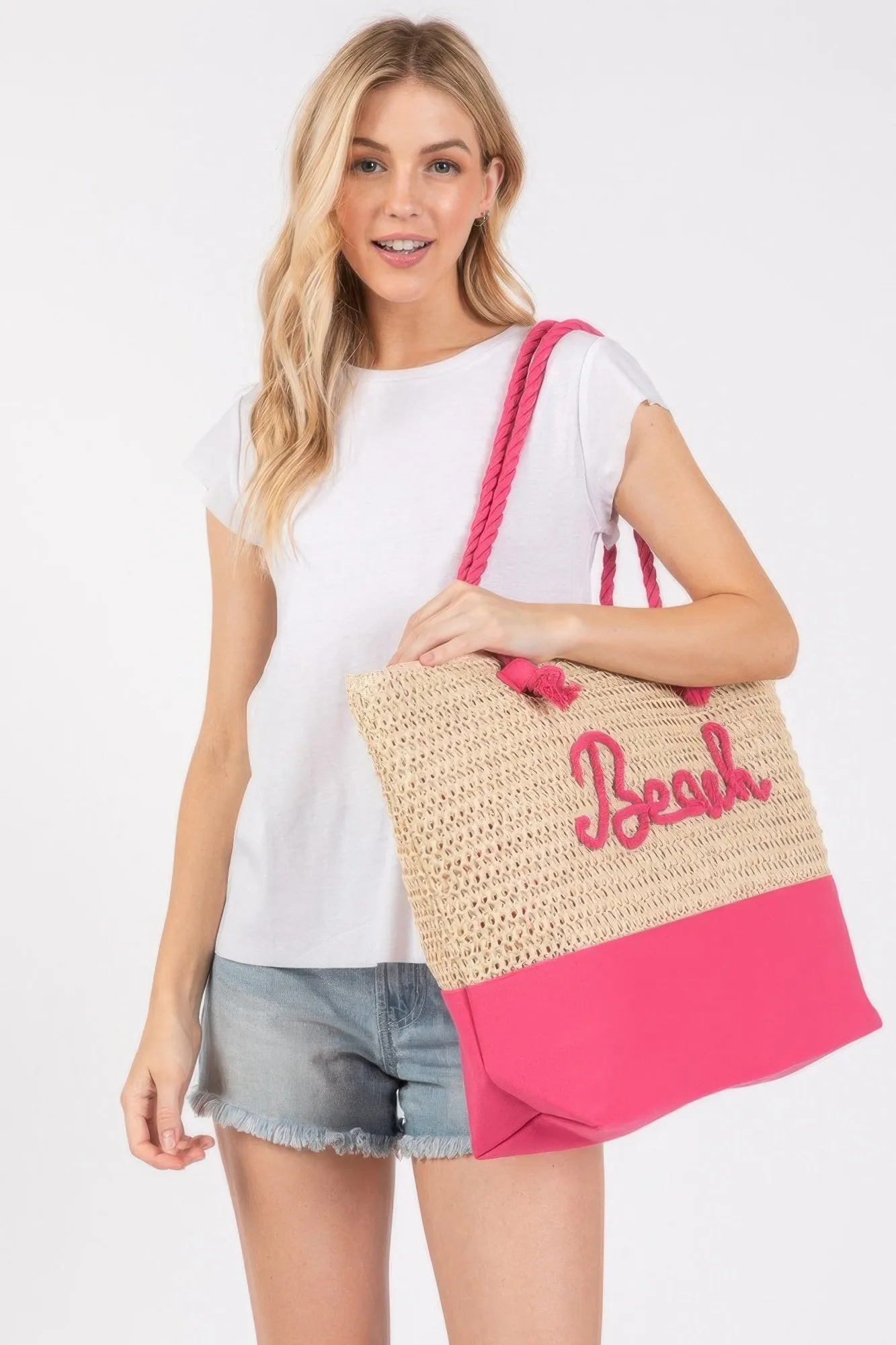 Oversized Beach Crochet Tote Bag