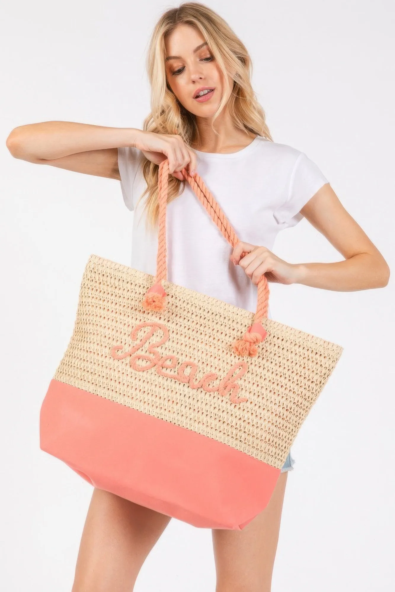 Oversized Beach Crochet Tote Bag