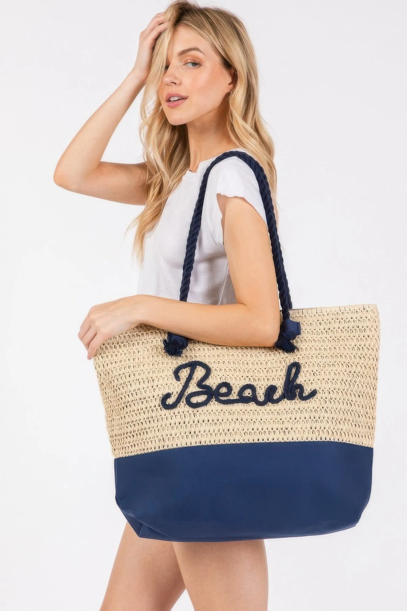 Oversized Beach Crochet Tote Bag