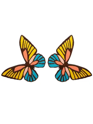 Oversized Butterfly Studs