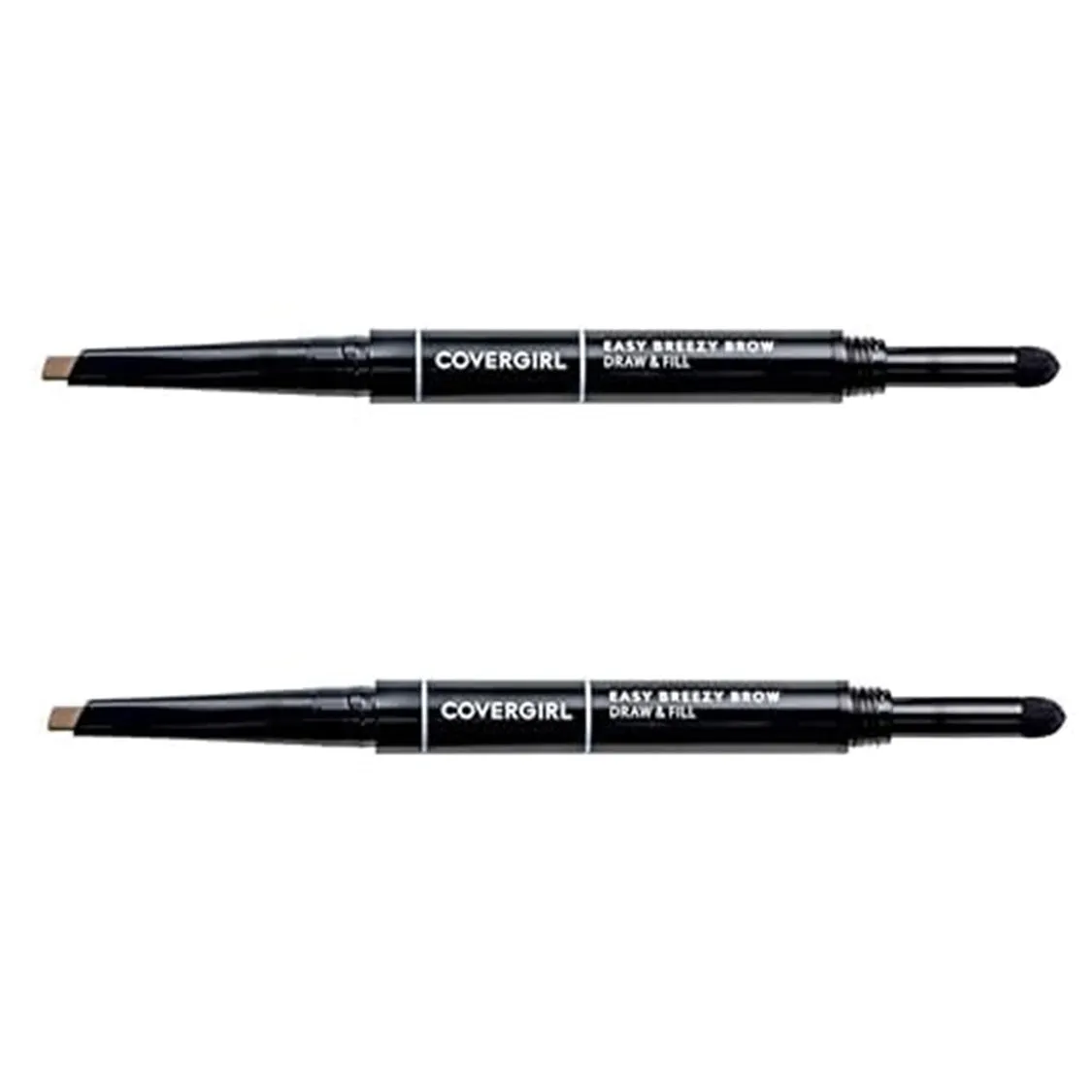 Pack of 2 CoverGirl Easy Breezy Brow Draw & Fill Pencil, Soft Blonde 100