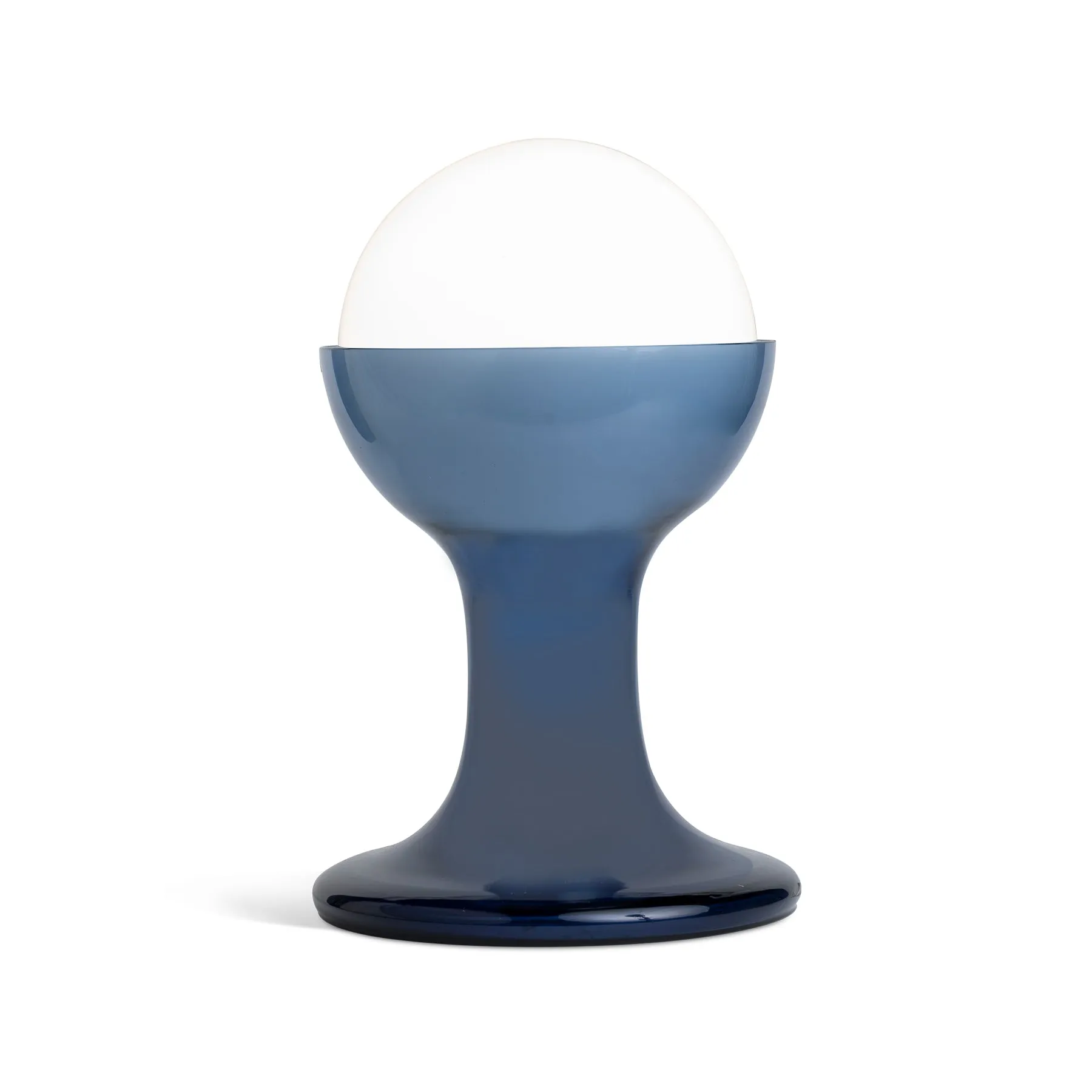 Pair of Blue Table Lamps by Carlo Nasson