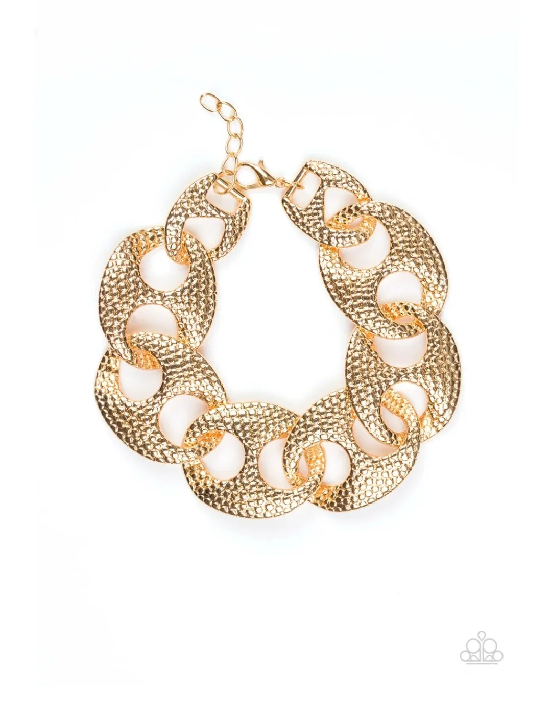 Paparazzi Causal Connoisseur - Gold Link Bracelet