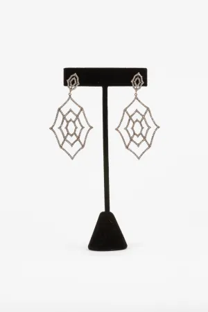 Pave Diamond Earrings
