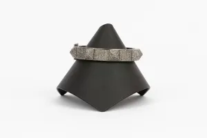 Pave Diamond Spike Bangle