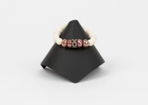 Pave Diamond, Sunstone, Bone