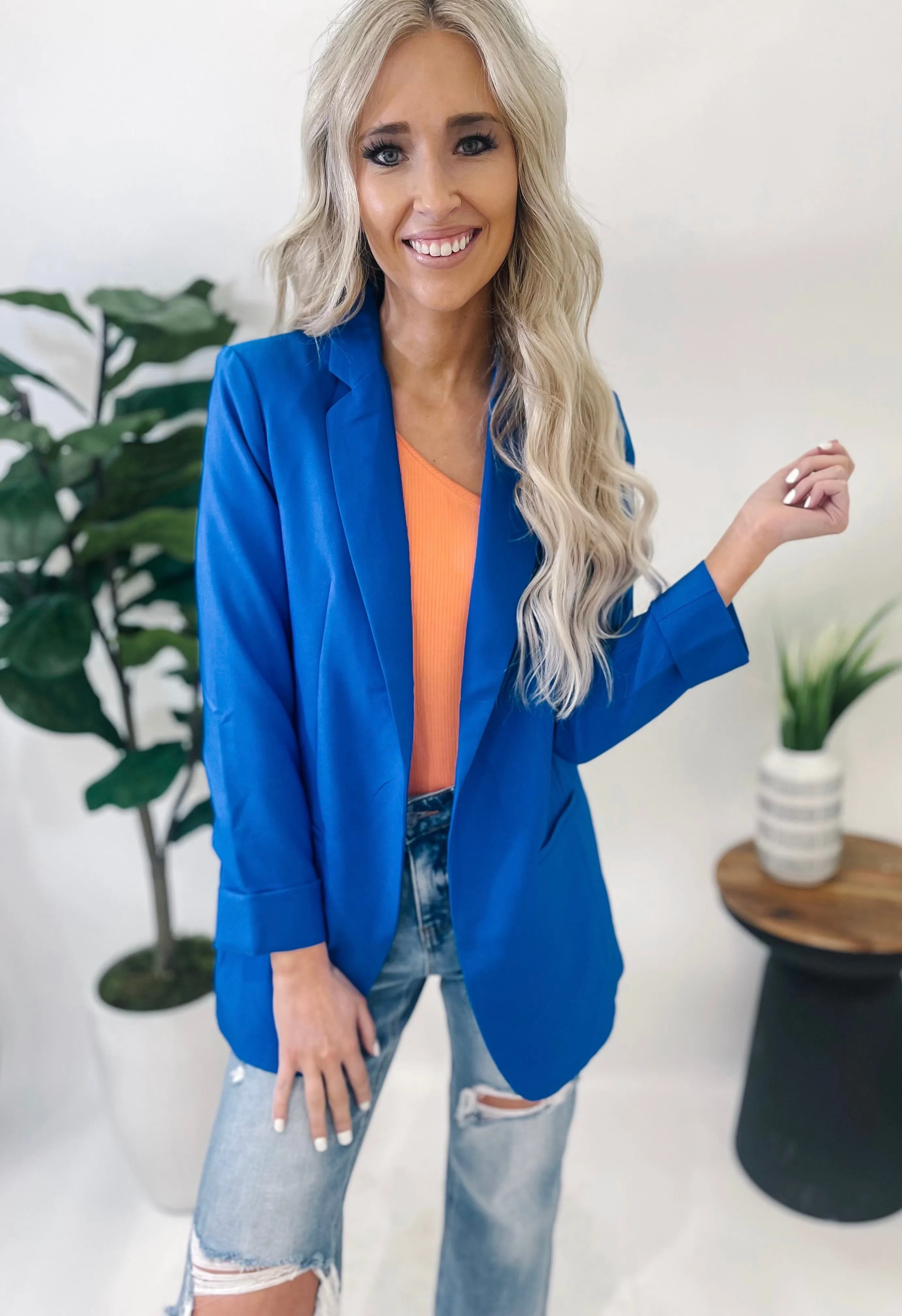 Peach One Shoulder Bodysuit