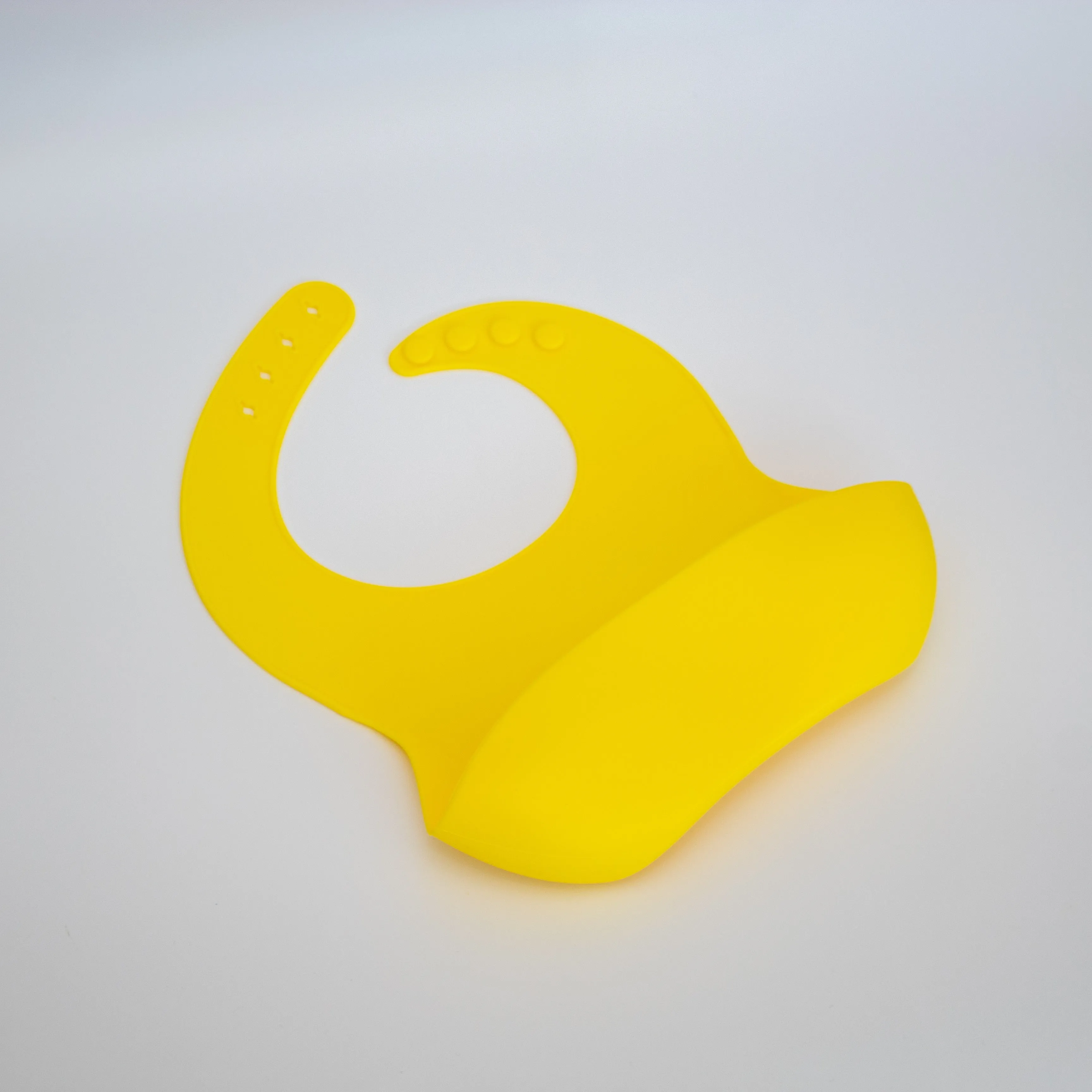 Personalised Embossed Silicone Bib- Yellow