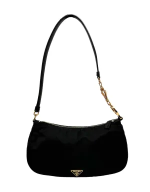 Prada Black Nylon Shoulder Bag