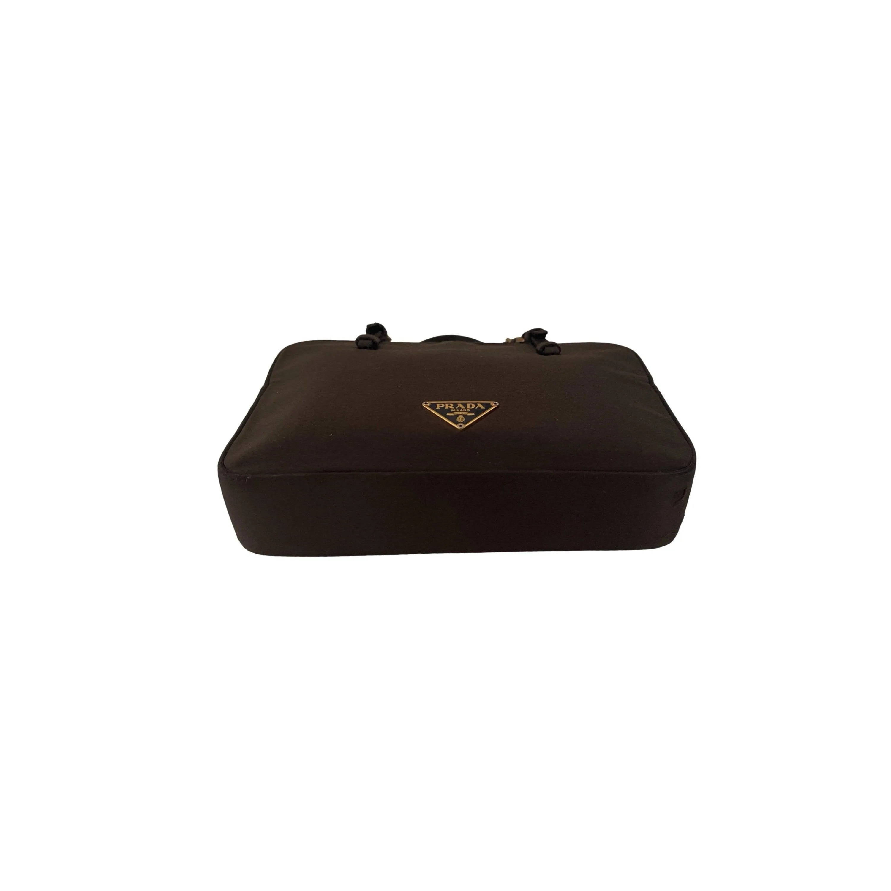 Prada Brown Micro Satin Bag