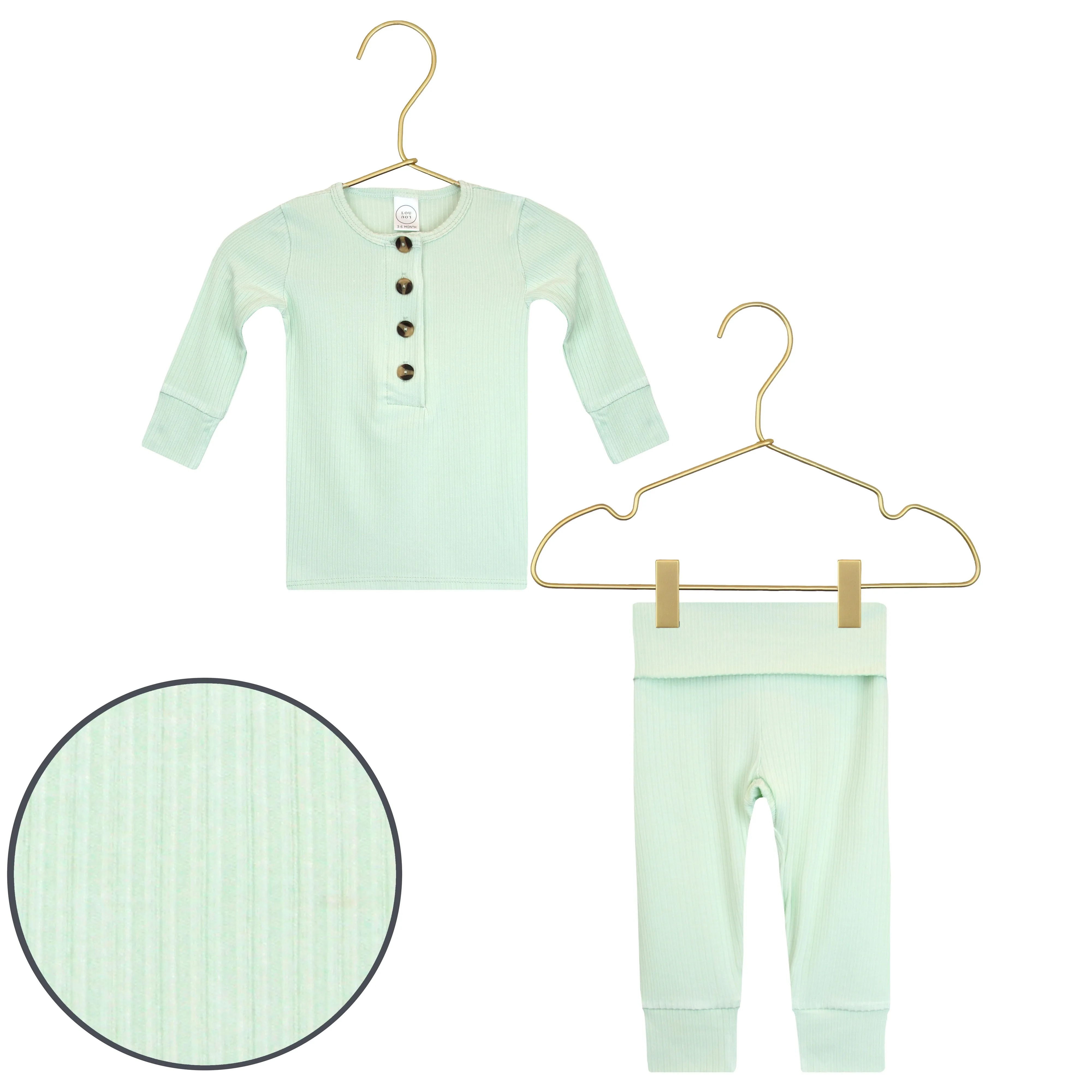 Presley Ribbed Top   Bottoms