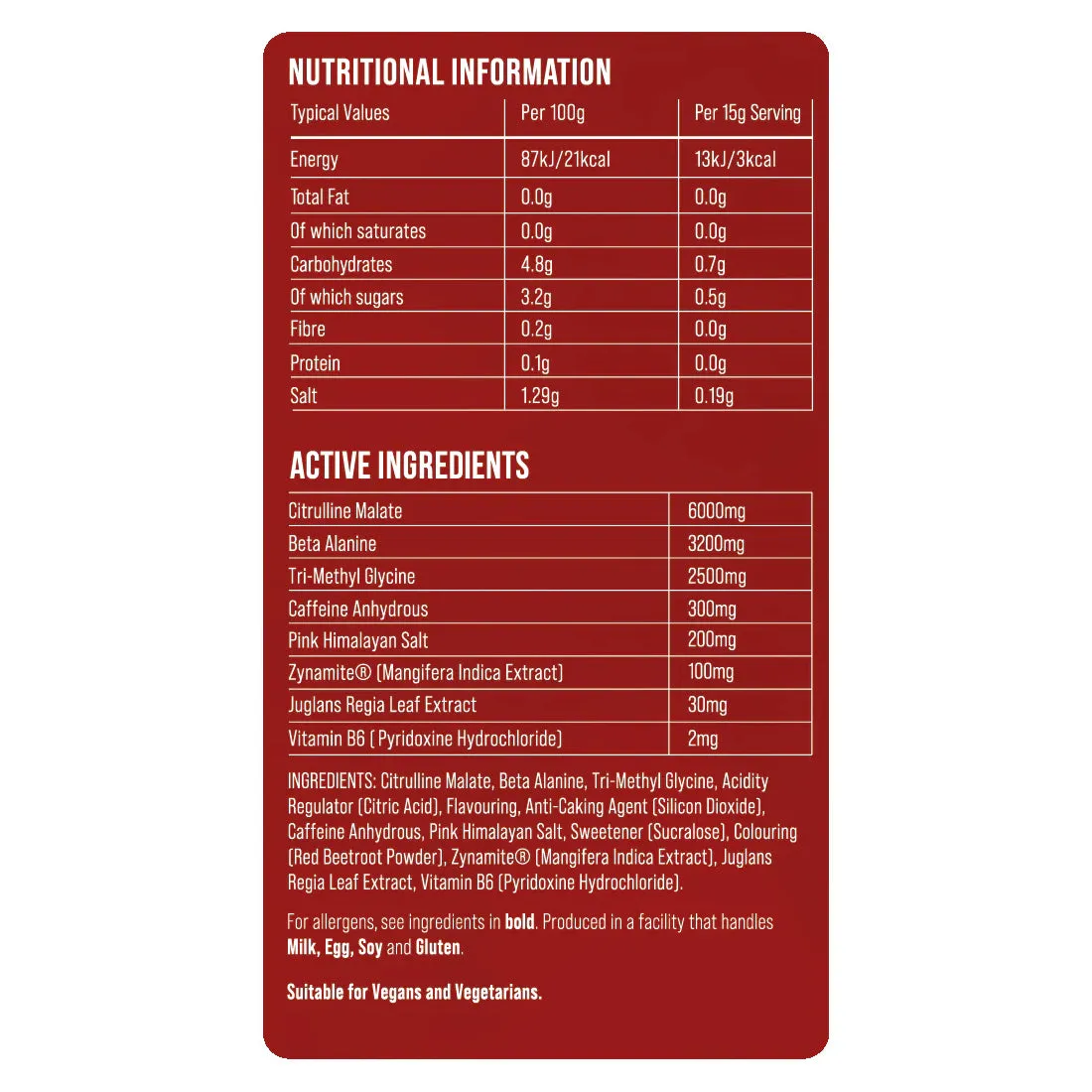 Prestige 300 Pre Workout