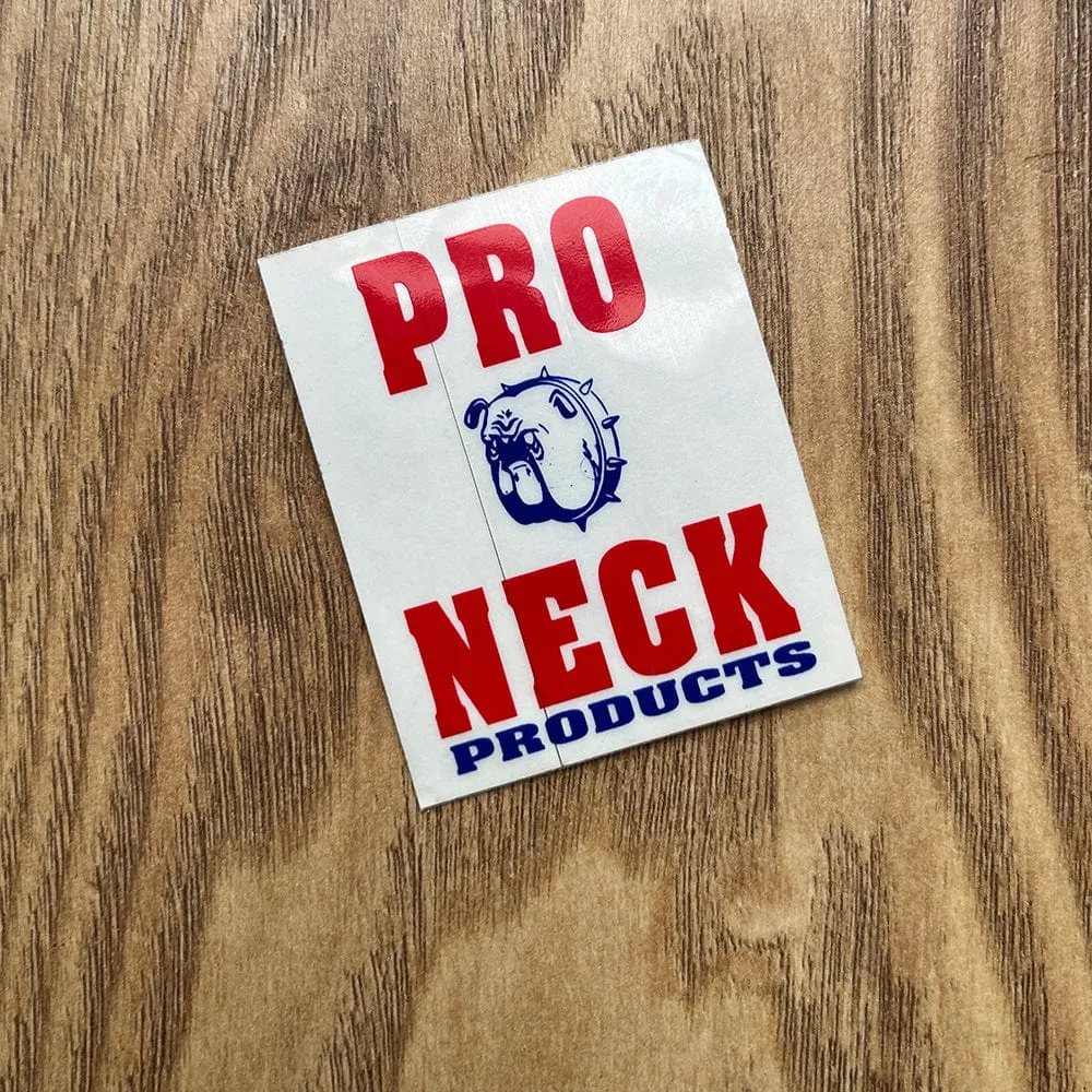 Pro Neck Sticker NOS