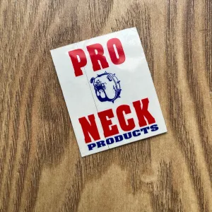 Pro Neck Sticker NOS