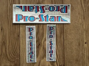 Pro Star Frame Downtube and Fork Stickers