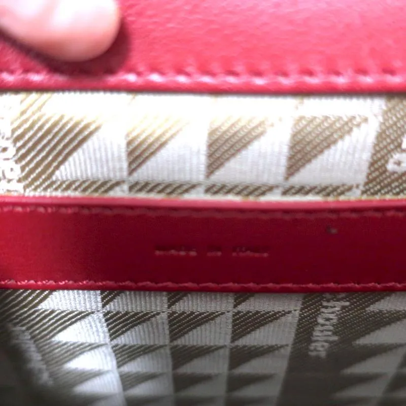 Proenza Schouler PS11 Tiny Crossbody Flap Bag Red Leather