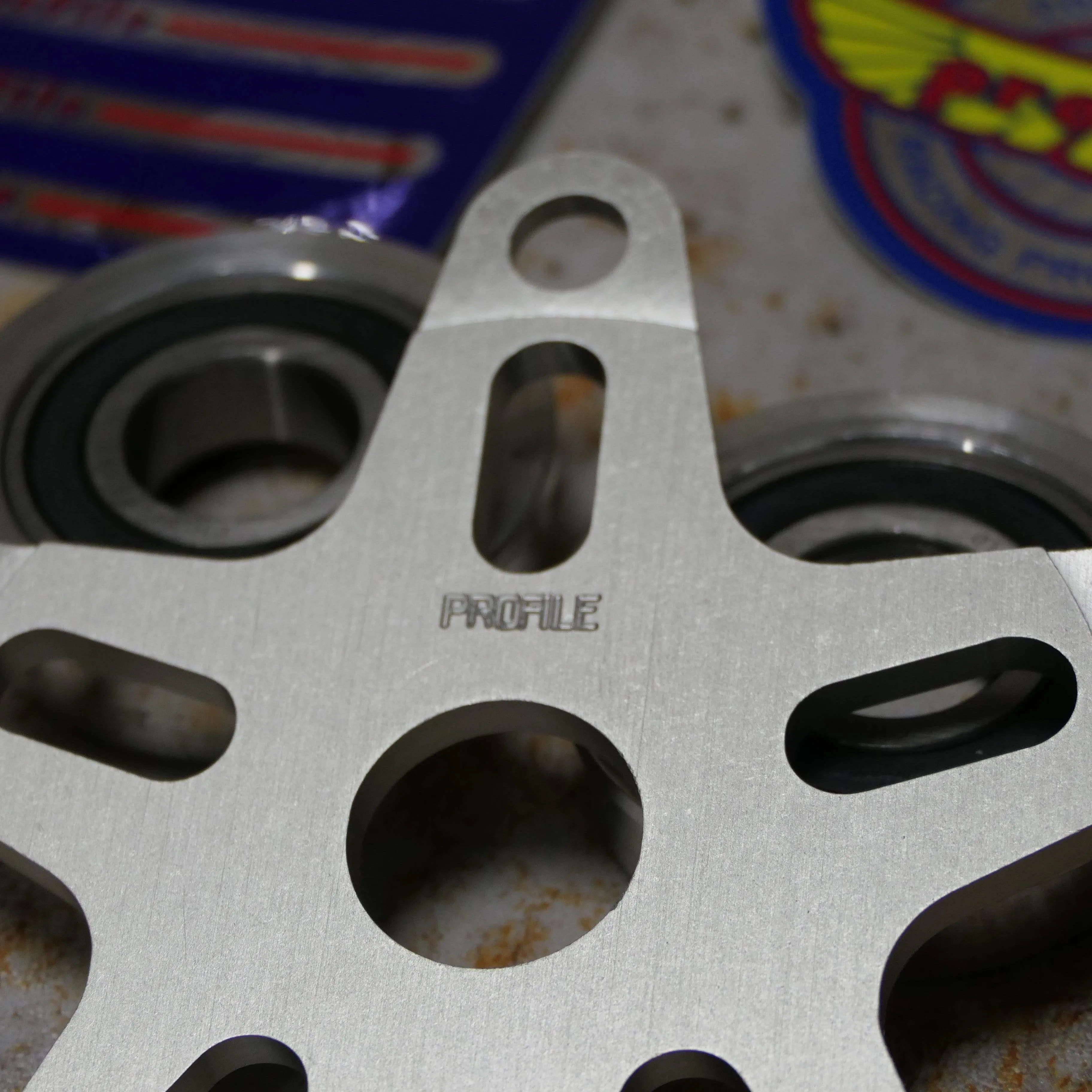 Profile Racing Vintage Box Crank Kit with Spider and Bottom Bracket