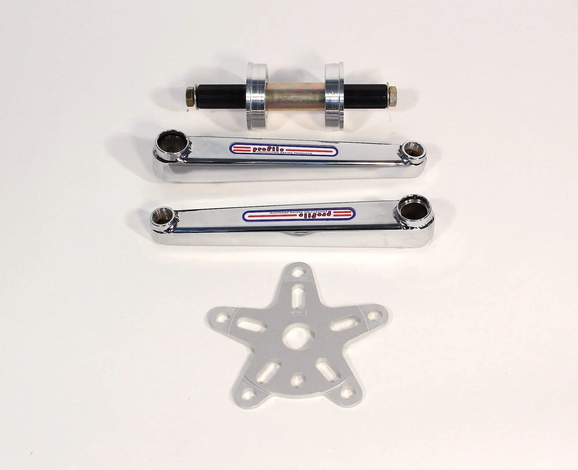 Profile Racing Vintage Box Crank Kit with Spider and Bottom Bracket