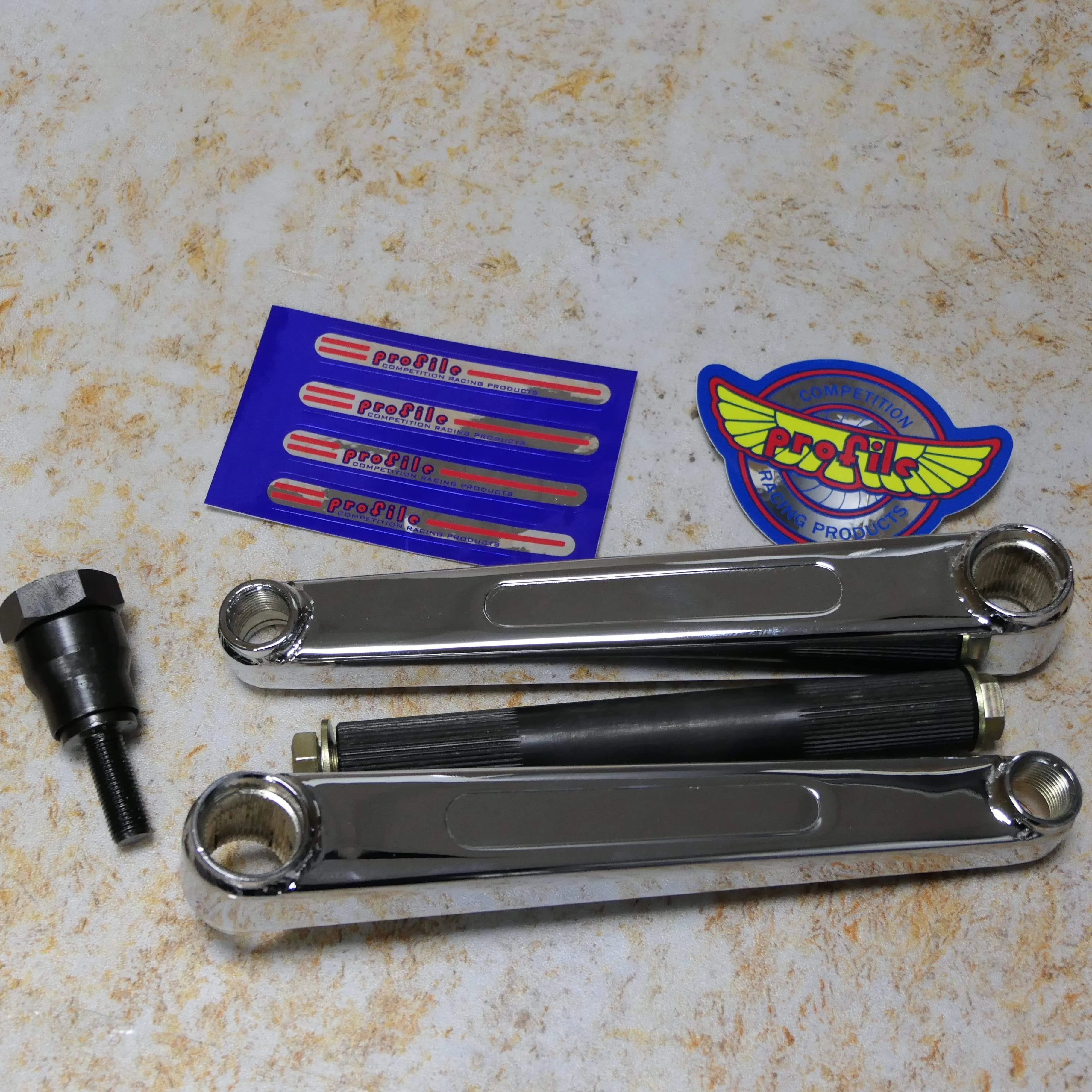 Profile Racing Vintage Box Crank Kit with Spider and Bottom Bracket