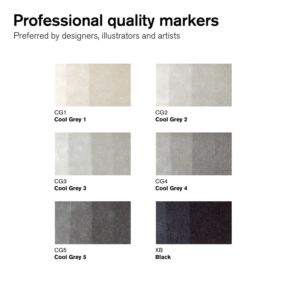 Promarker Neutral Tones set (6)