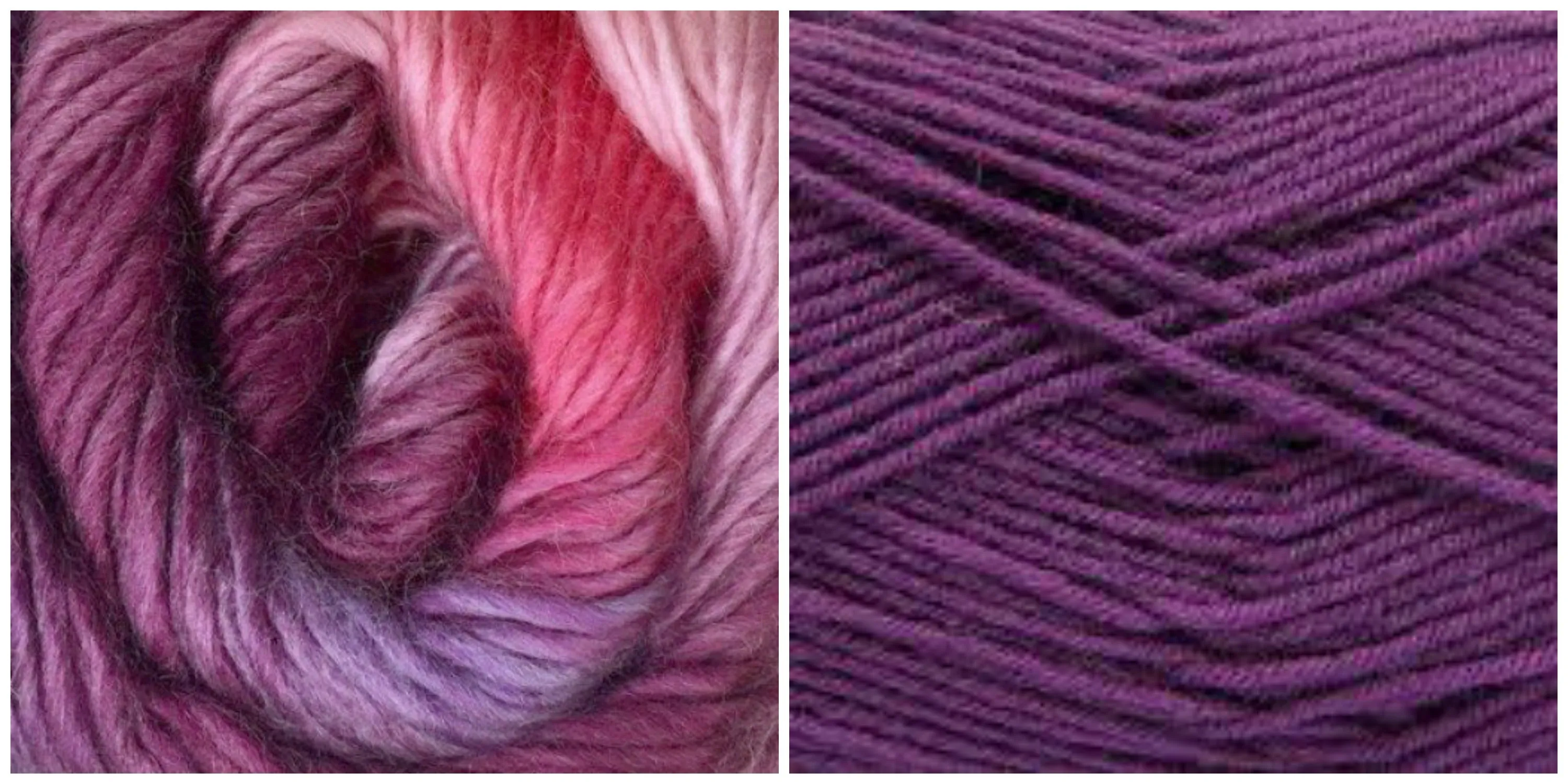 PURPLE   FUCHSIA - Embossed Phoenix Vortex Shawl KIT