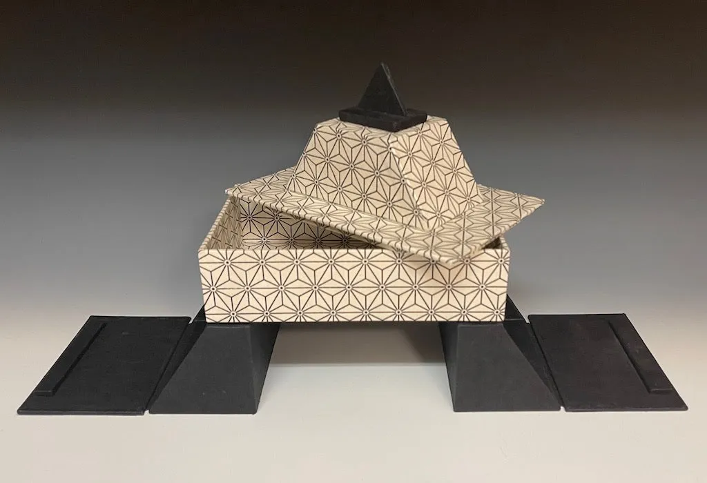 "MASTABA" STEP PYRAMID HANDMADE BOX JS123