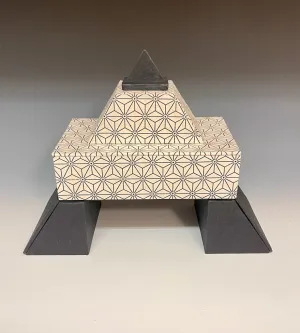 "MASTABA" STEP PYRAMID HANDMADE BOX JS123