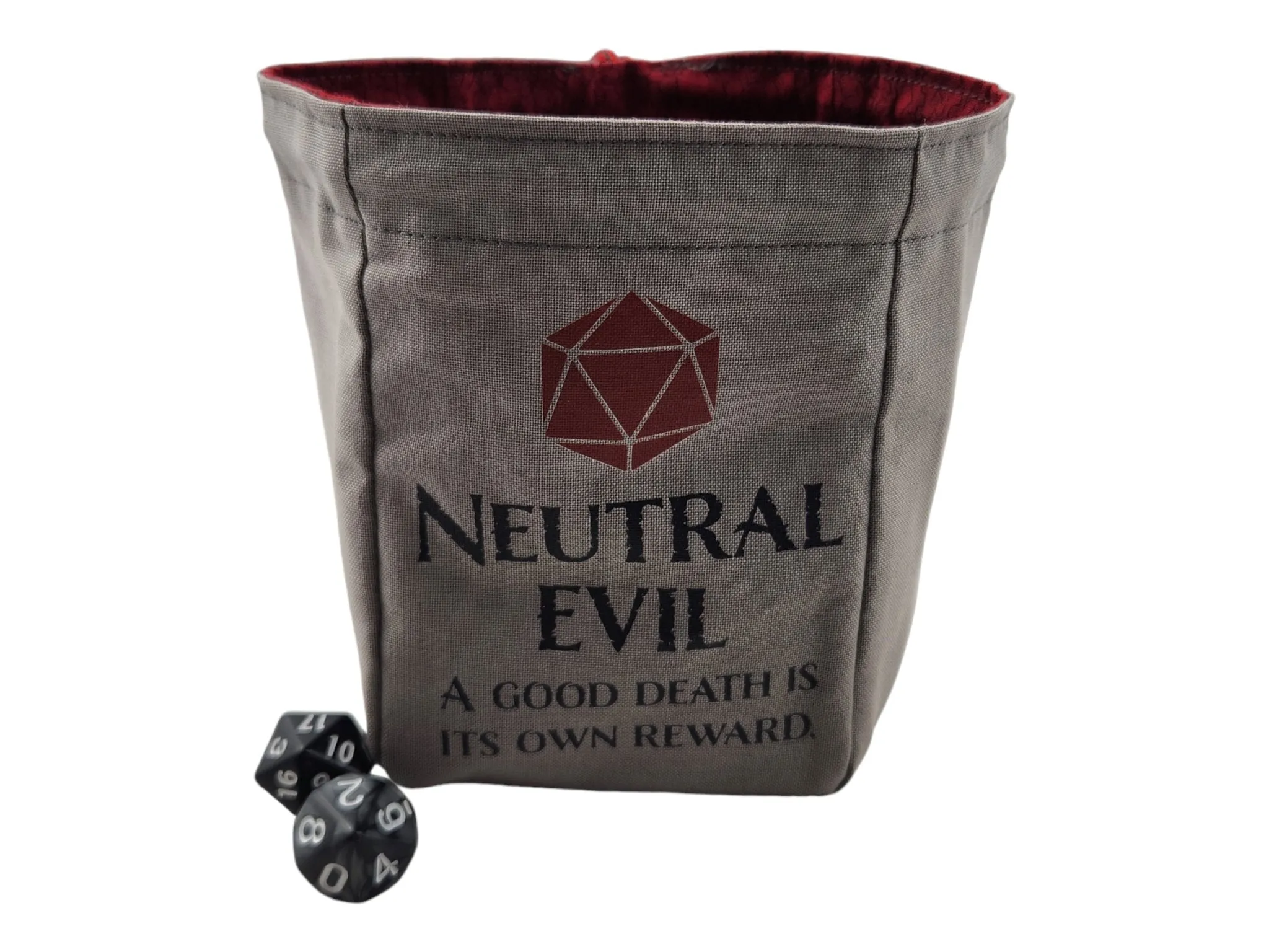 "Neutral Evil" Dice Bag