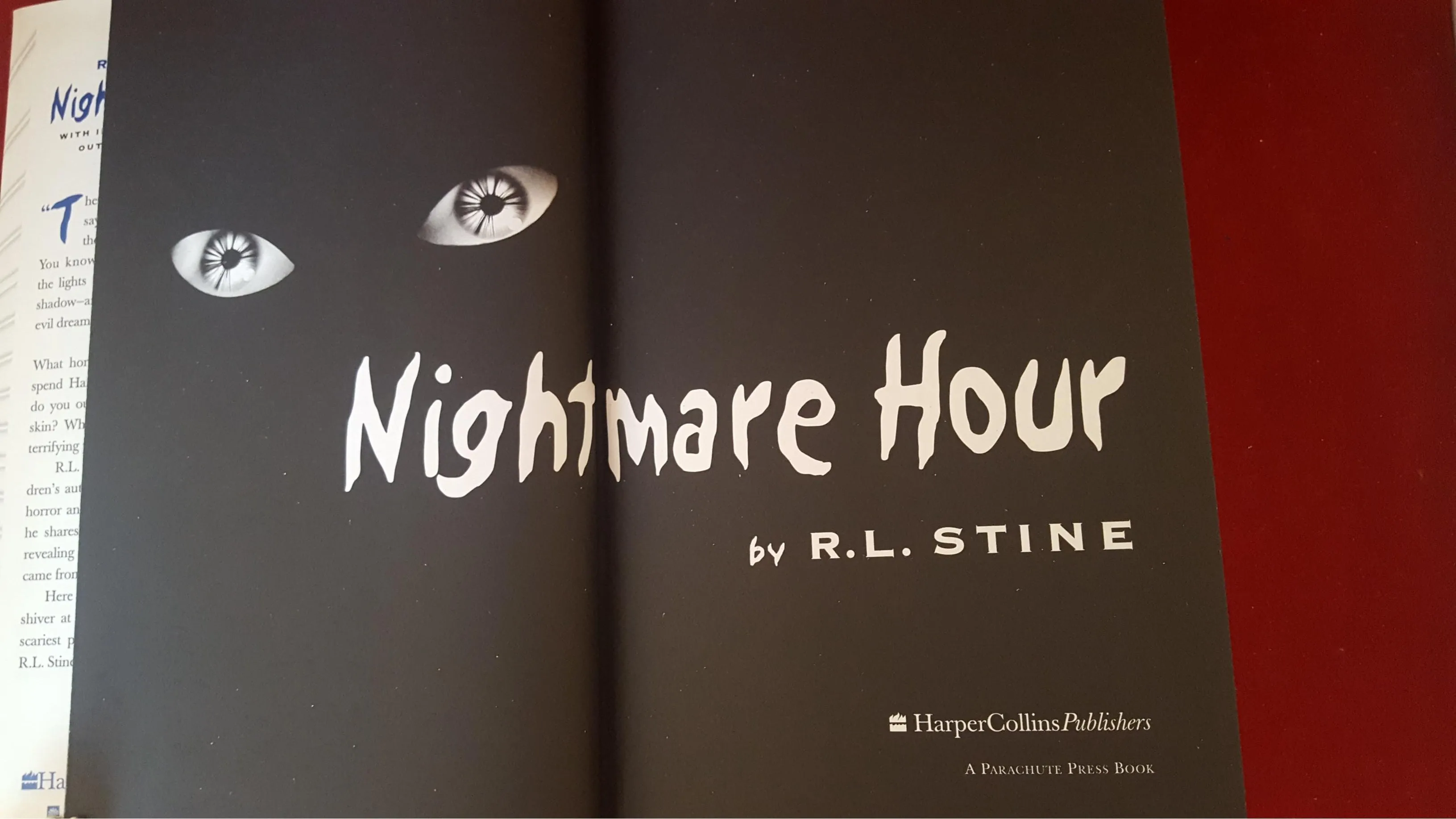 R L Stine - Nightmare Hour, HarperCollins Publishers, 1st Edition