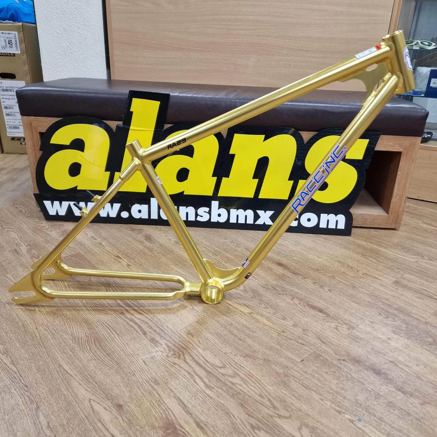 Race Inc RA29 Custom 29 Inch Custom Bike Gold / Black