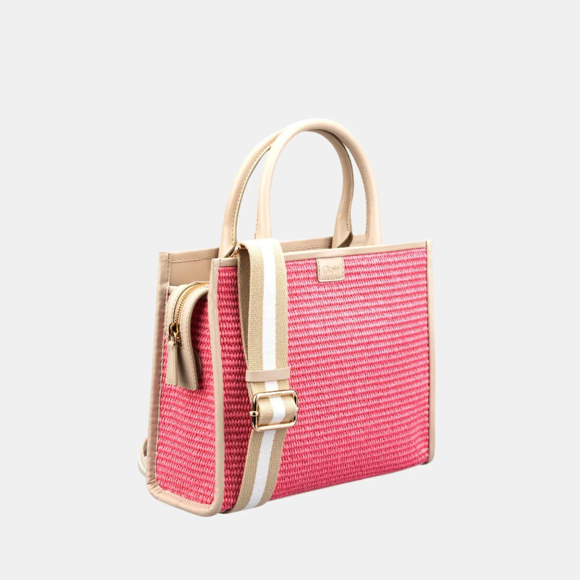 Raffia Book Tote