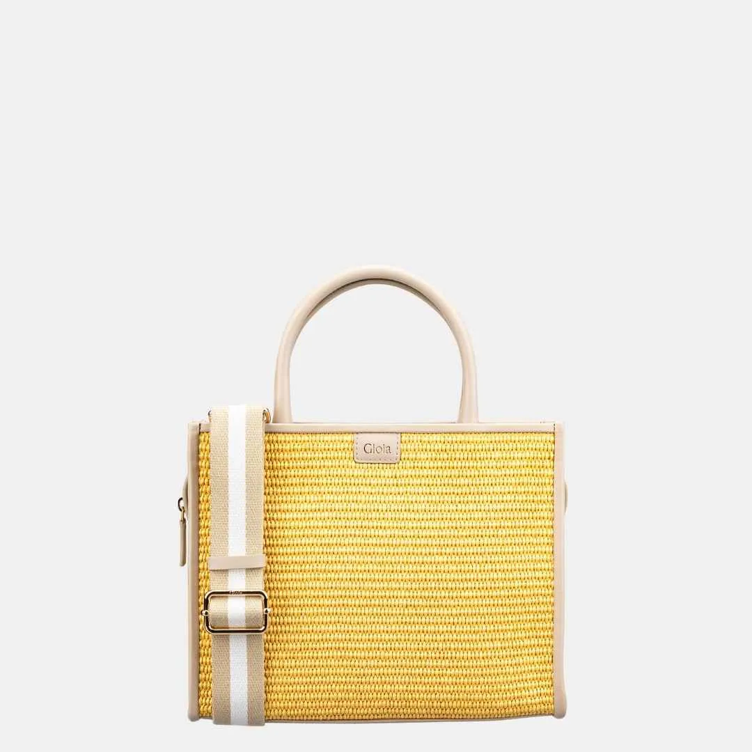 Raffia Book Tote