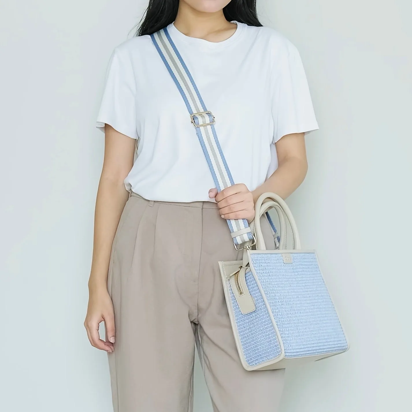Raffia Book Tote