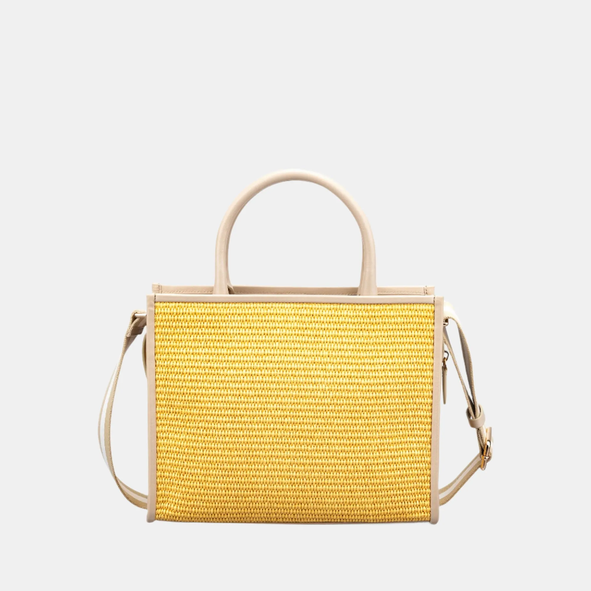 Raffia Book Tote