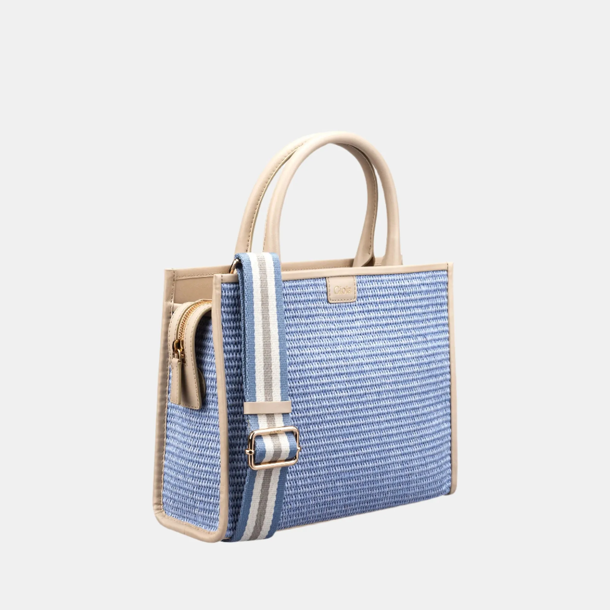 Raffia Book Tote