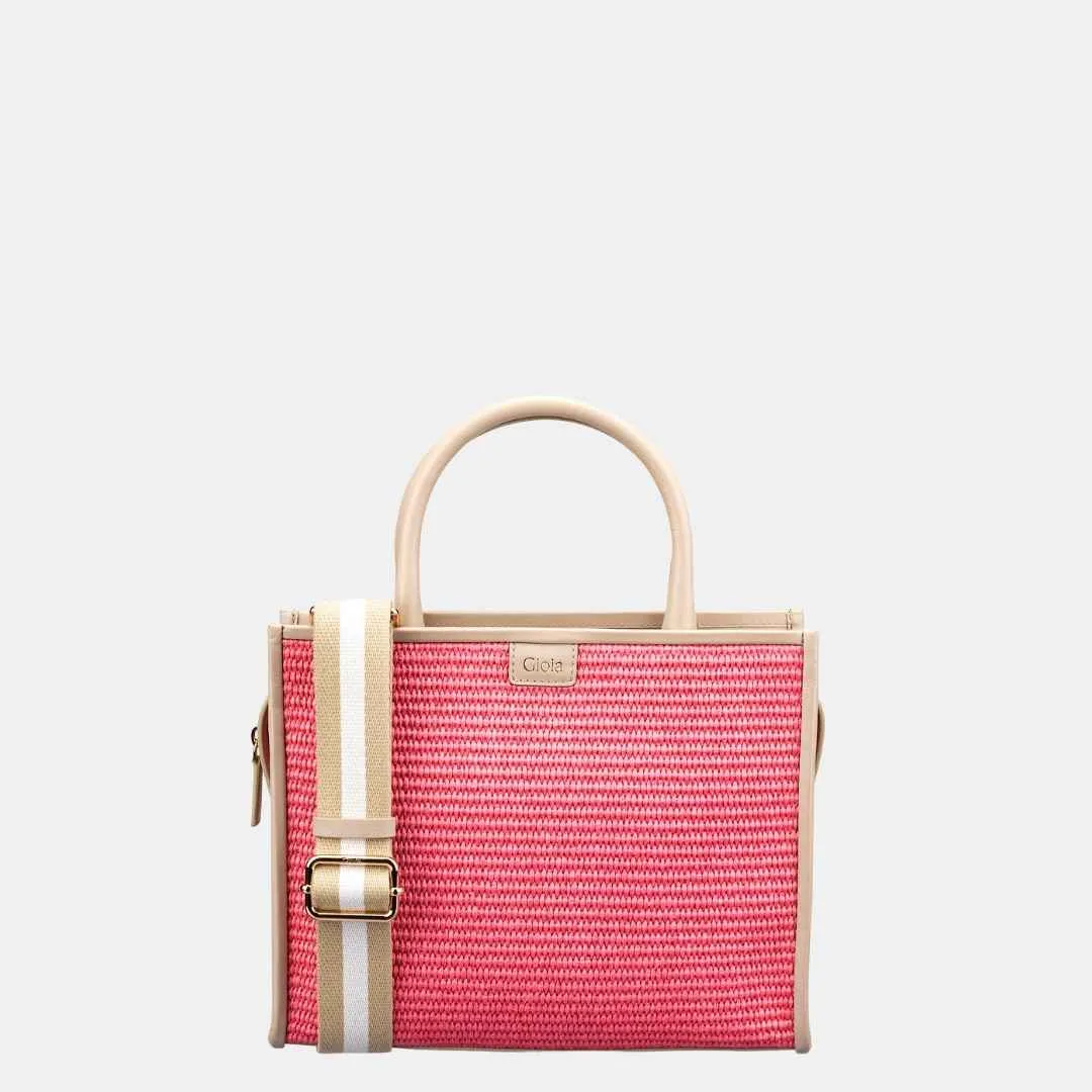 Raffia Book Tote